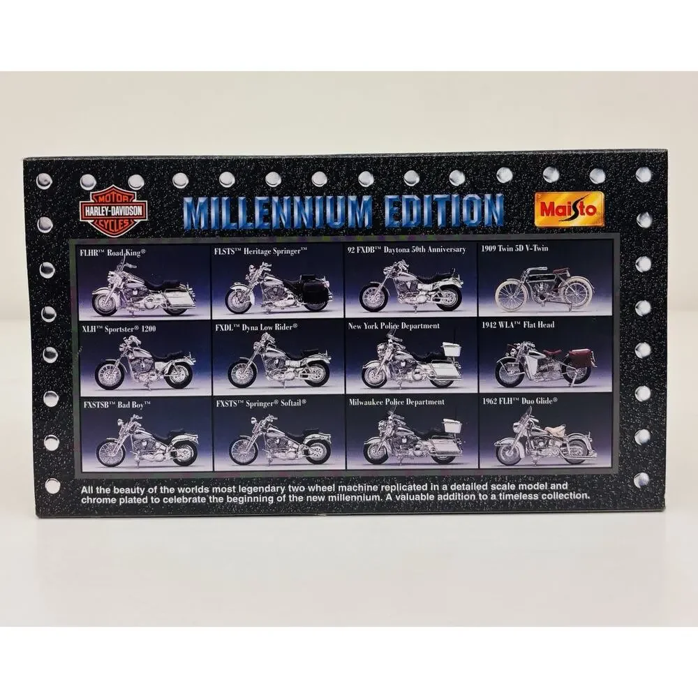 Maisto 1:18 Harley Davidson 92 FXDB Daytona 50th Anniversary Millennium Edition